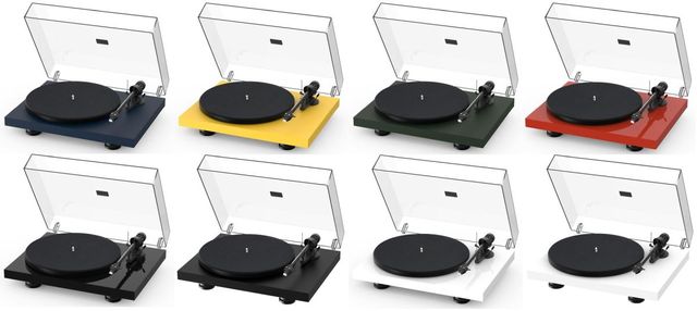 Pro-Ject Satin Golden Yellow Turntable 9