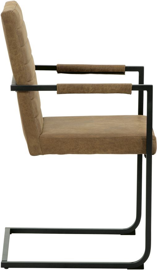 Signature Design by Ashley® Strumford Black/Caramel Dining Arm Chair-3
