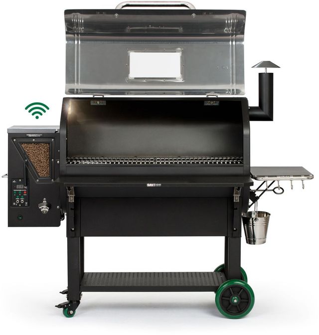 Green Mountain Grills Prime 63" Black Wood Pellets Portable Grill  1