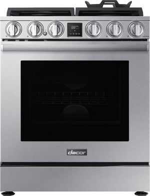 Dacor® 30" Silver Stainless Pro Style Natural Gas Range