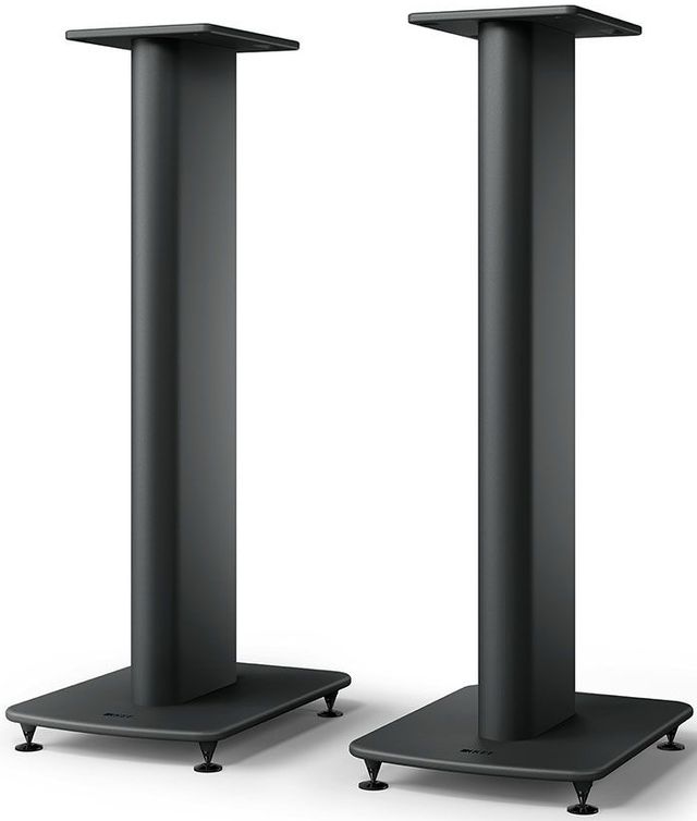 KEF S2 Carbon Black Speaker Stand Pair