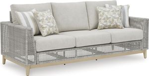 Signature Design by Ashley® Seton Creek Gray Outdoor Sofa with Cushion