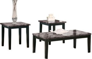 Signature Design by Ashley® Maysville 3-Piece Black Occasional Table Set