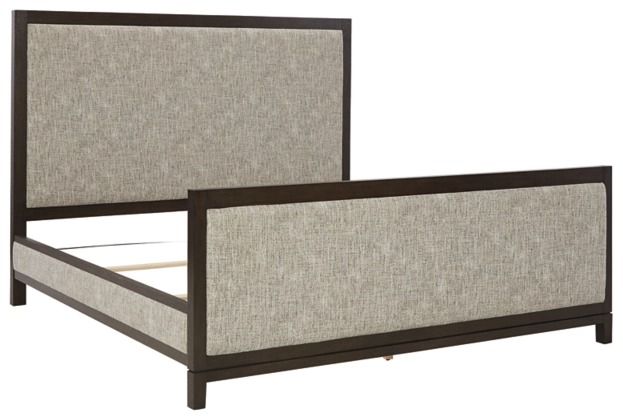 Signature Design by Ashley® Burkhaus Brown King Upholstered Bed 2