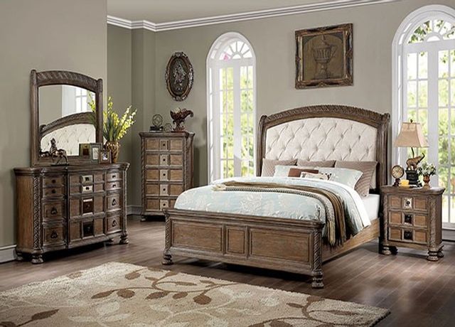 5 Piece Queen Panel Bed Set