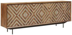 Signature Design by Ashley® Dreggan Brown/Gold Accent Cabinet