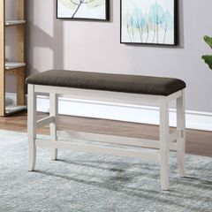 Furniture of America® Heidelberg Dark Gray Counter Height Bench