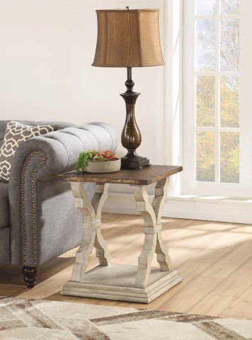 Flexsteel® Estate Antiqued Chairside Table 3