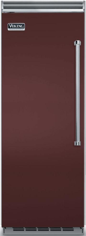 Viking® 5 Series 15.9 Cu. Ft. Kalamata Red Professional Left Hinge All Freezer 0