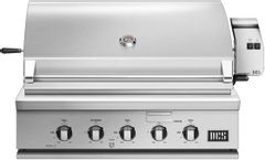 DCS Series 7 36" Brushed Stainless Steel Traditional Built In Grill