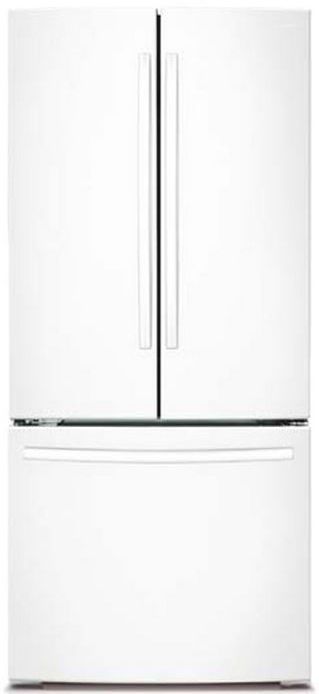 Samsung 21.6 Cu. Ft. French Door Refrigerator-White 0