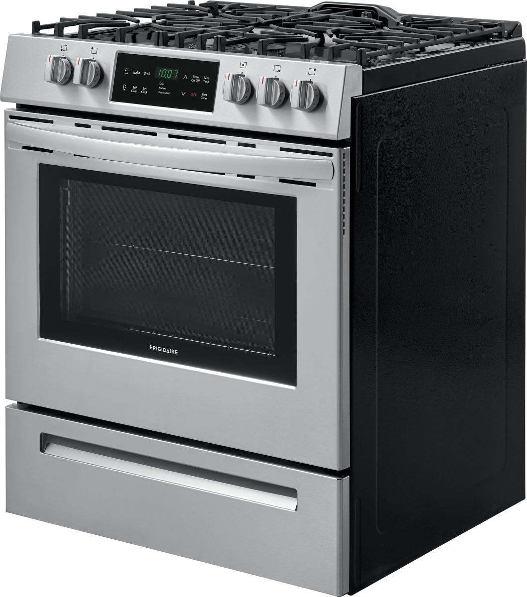 Frigidaire® 30" Stainless Steel Freestanding Gas Range | Grand ...