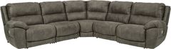 Signature Design by Ashley® Cranedall Quarry 5-Piece Power Reclining Sectional