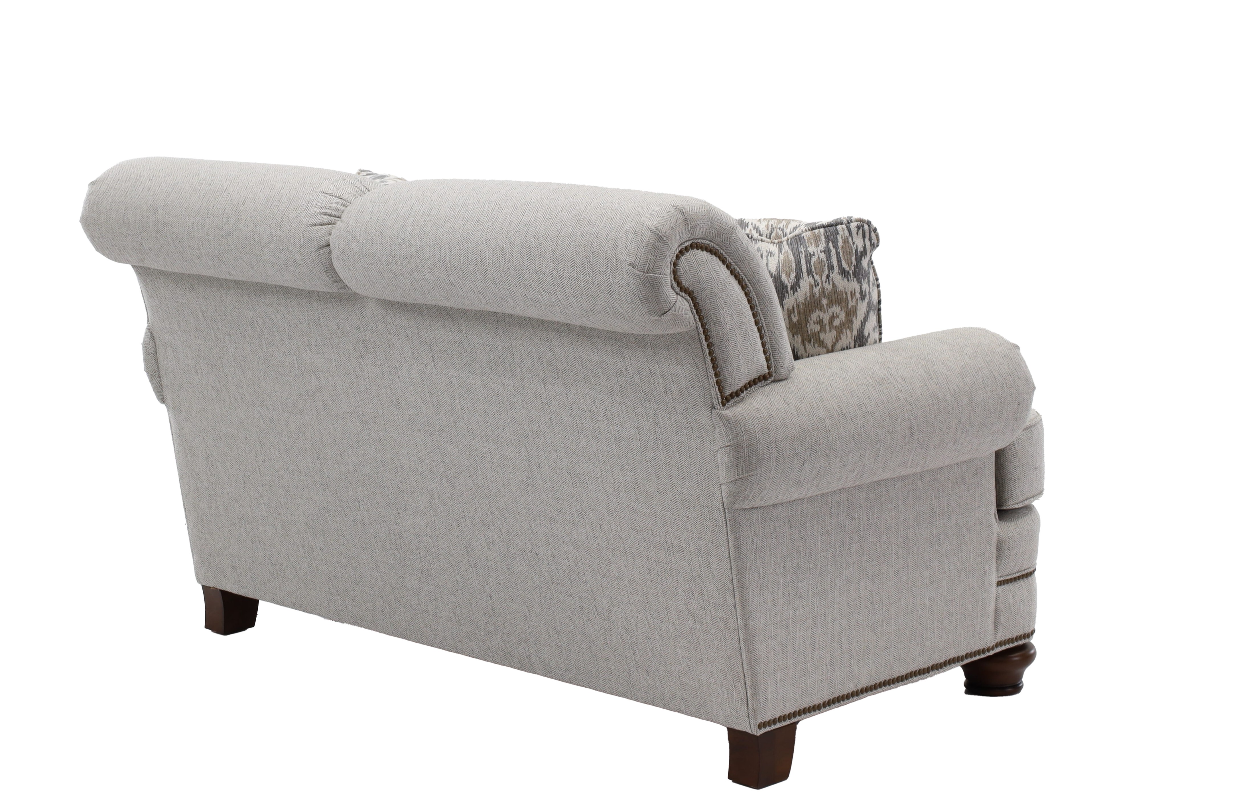 England Furniture Reed Loveseat with Nailhead Trim | Miskelly Furniture