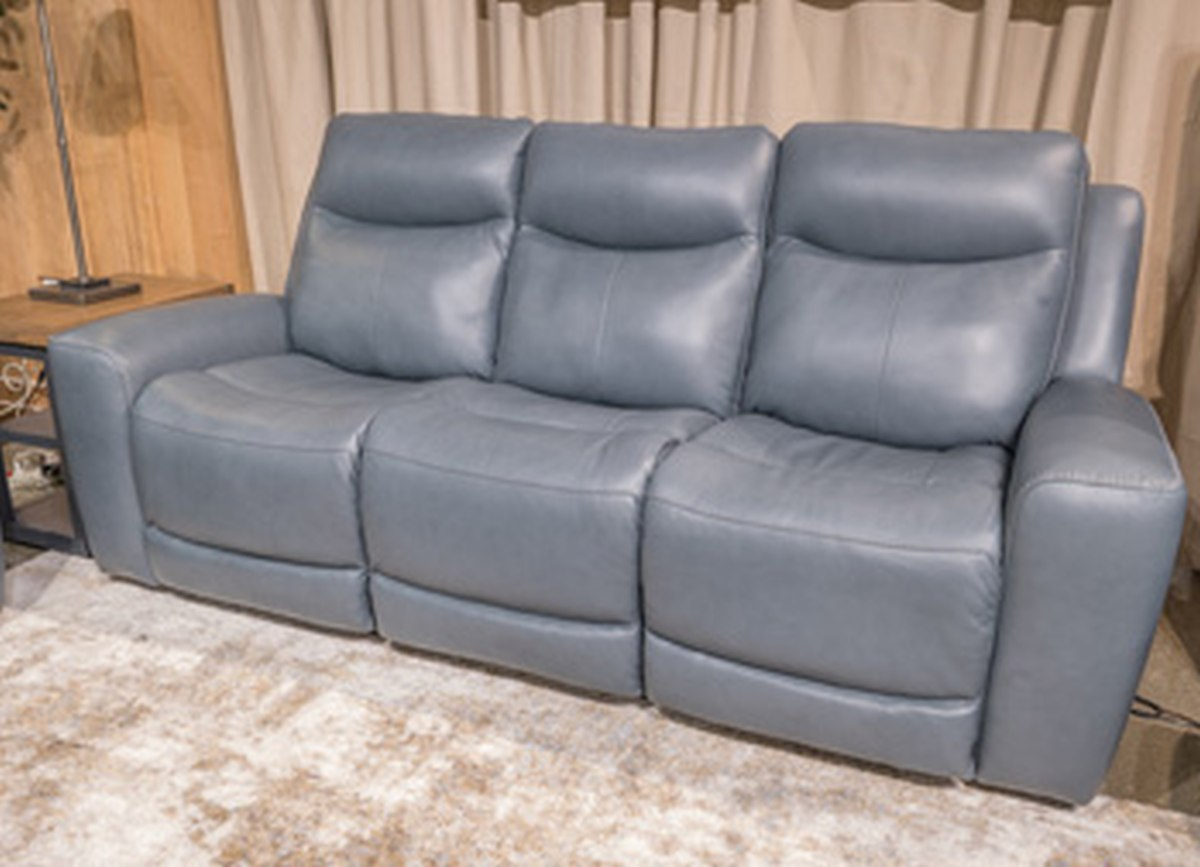 Signature Design By Ashley® Mindanao Steel Power Reclining Sofa | Kubin ...