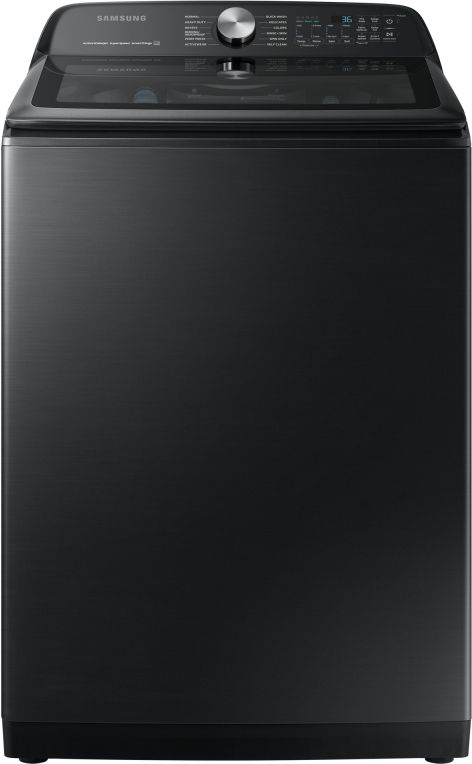 Samsung® Black Top Load Laundry Pair 1