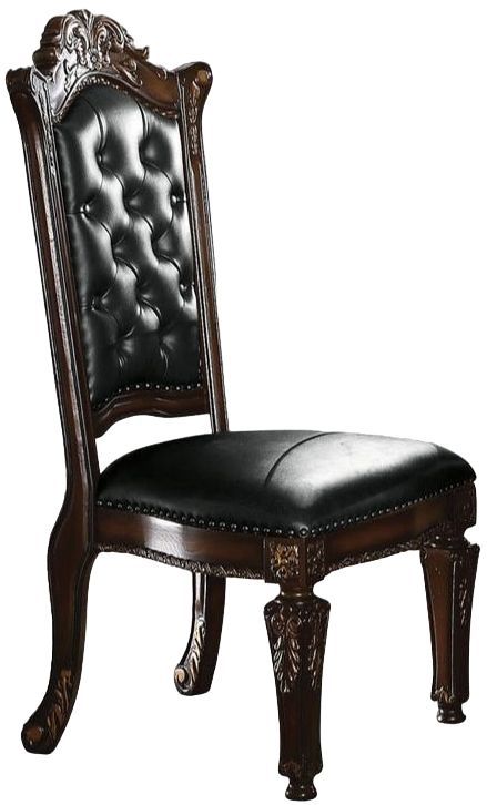 ACME Furniture Vendome Cherry/Black Side Chair