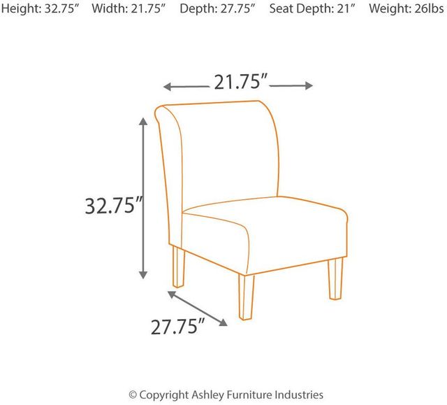 Signature Design by Ashley® Tibbee Pebble Accent Chair 5