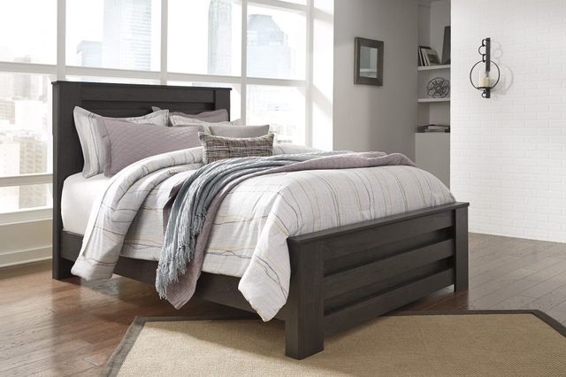 Signature Design by Ashley® Brinxton Charcoal Queen Panel Bed 3