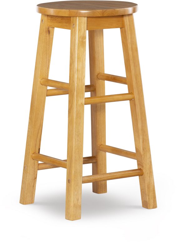 Linon Abby Natural Counter Height Stool