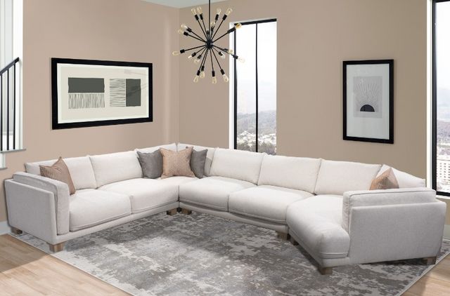 Parker House® Escape 4-Piece Mirage Mist Sectional | Bob Mills Furniture