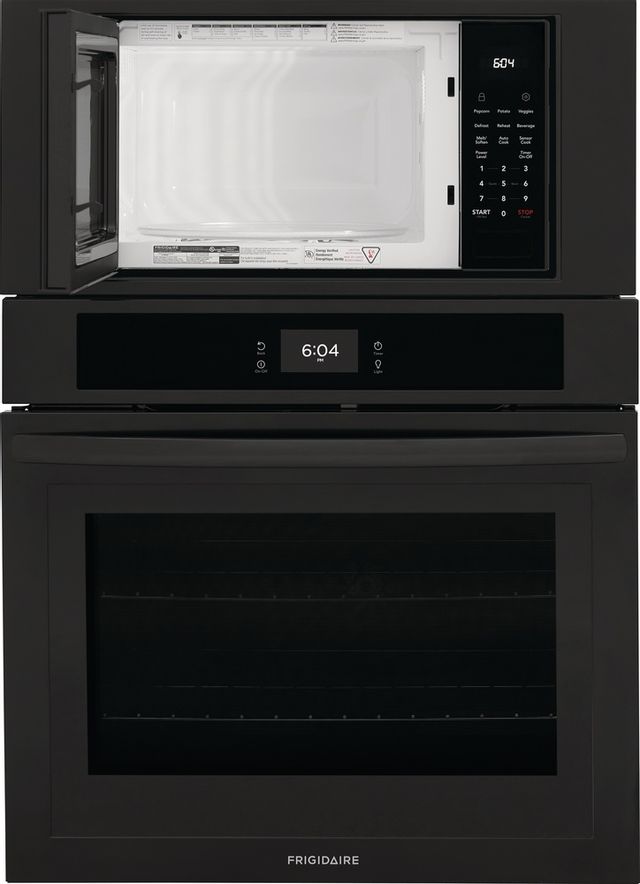 Frigidaire® 30" Black Oven/Microwave Combo Electric Wall Oven  3