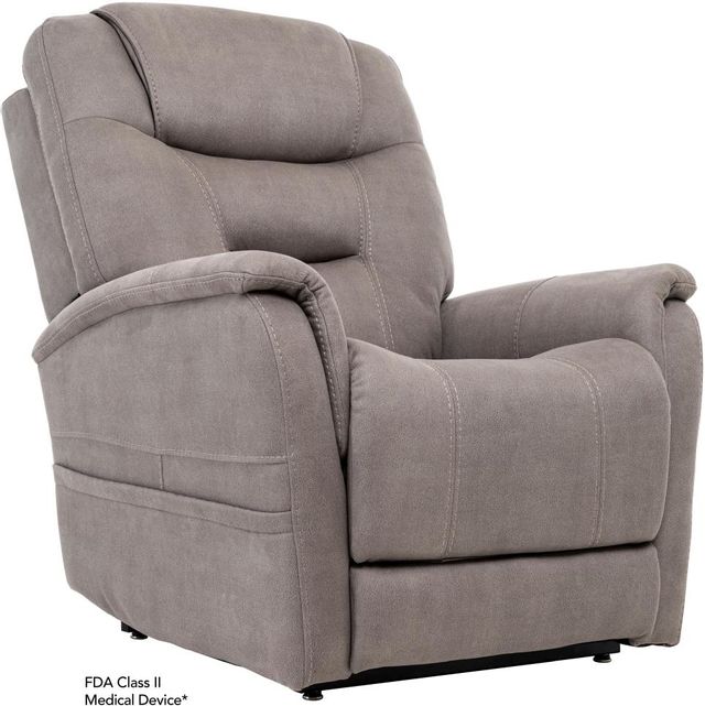 Windermere Mega Stonewash Dove Power Recliner with Lift Function