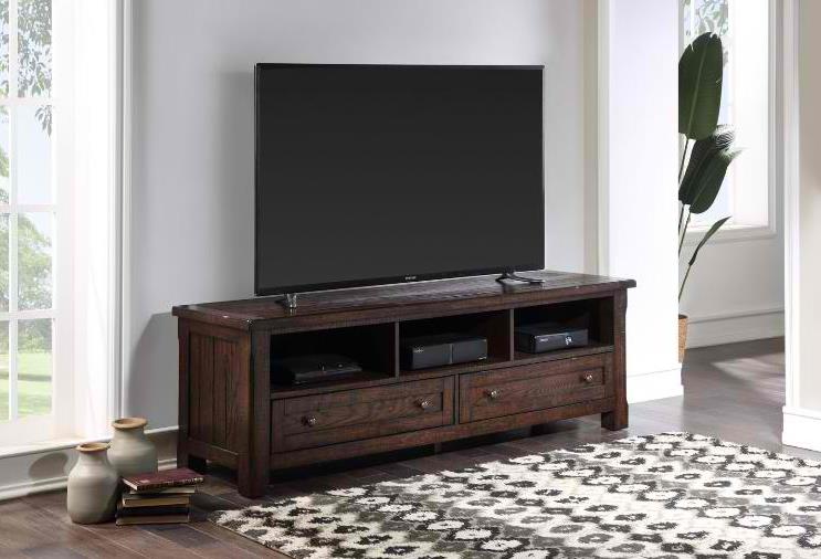 Low profile shop entertainment center