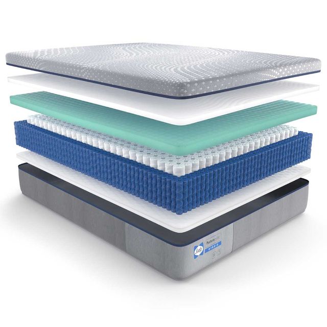 Cal King Sealy Posturepedic Hybrid Lacey 13" Firm Mattress-3