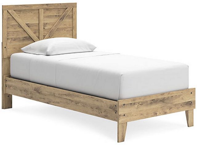 Signature Design by Ashley® Larstin Brown Twin Panel Bed