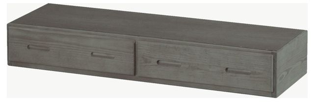 Crate Designs™ Graphite Extra-long Under Bed Storage Unit