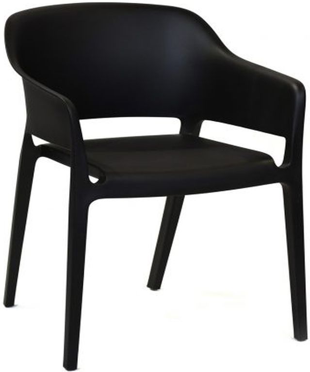 Moe's Home Collection Faro Black Outdoor Dining Chair
