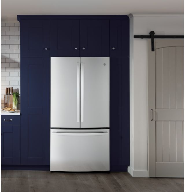 GE® 23.1 Cu. Ft. Fingerprint Resistant Stainless Steel Counter Depth French Door Refrigerator 6
