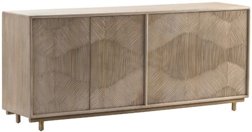 Crestview Collection Bengal Manor White Wash Sideboard