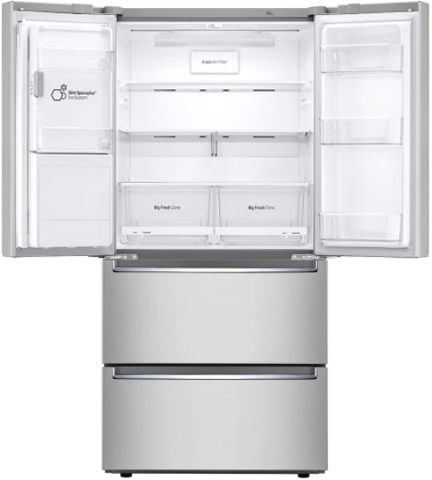 Réfrigérateur à portes françaises à profondeur de comptoir de 33 po LG® de 18,3 pi³ - Acier inoxydable résistant aux traces de doigts 3
