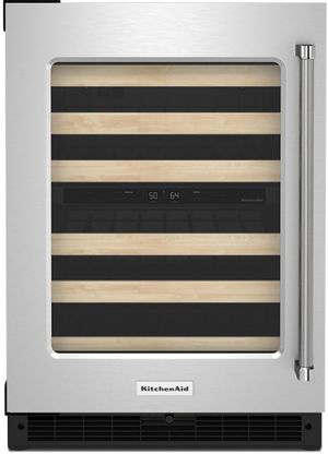 OUT OF BOX KitchenAid® 24" Stainless Steel Wine Cooler
