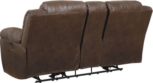 Signature Design by Ashley® Stoneland Chocolate Power Double Reclining Loveseat with Console 2