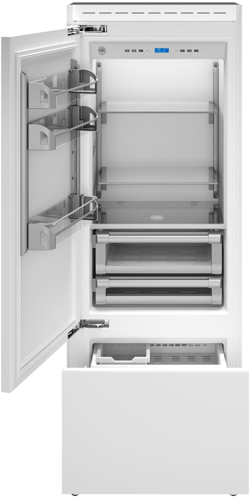 Bertazzoni Heritage Series 14.0 Cu. Ft. Panel Ready Built In Refrigerator