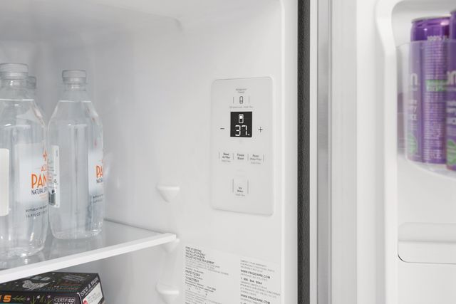 Frigidaire® 17.6 Cu. Ft. Brushed Steel Counter-Depth French Door Refrigerator 9