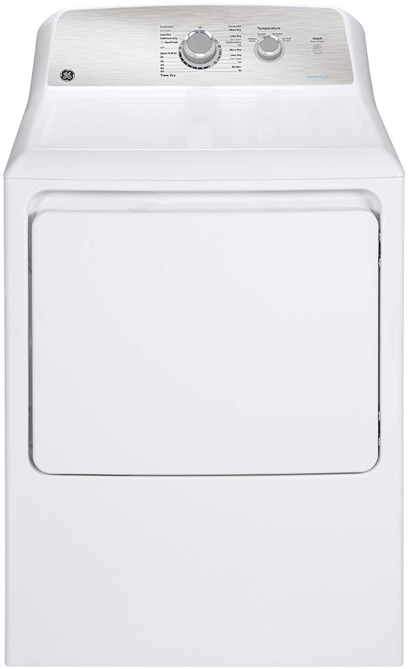 GE® 7.2 Cu. Ft. White Front Load Electric Dryer 3