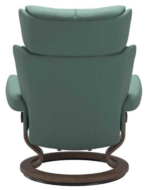 Stressless® by Ekornes® Magic Medium Classic Reclining Chair with Footstool Set 2