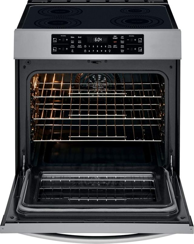 Frigidaire Gallery® 30" Stainless Steel Freestanding Induction Range with Air Fry 6