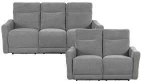 Mazin Furniture Edition 2 Piece Gray Sofa/Loveseat Set