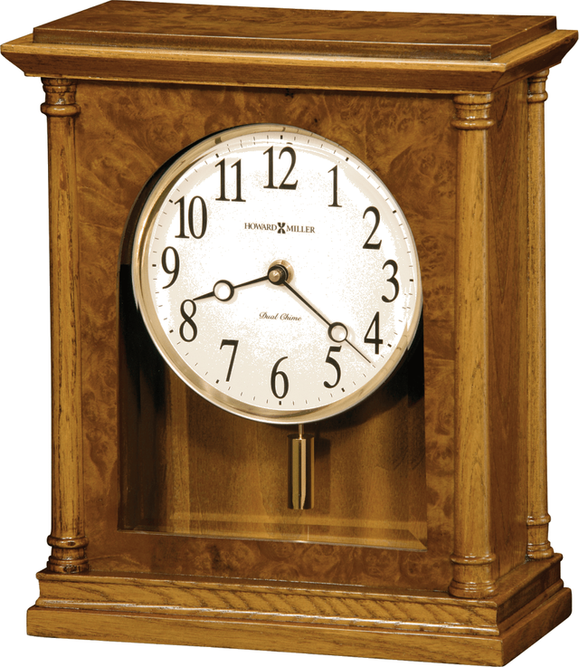Howard Miller® Carly Golden Oak Mantel Clock