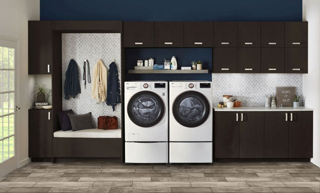 LG 4.5 Cu. Ft. White Front Load Washer 9