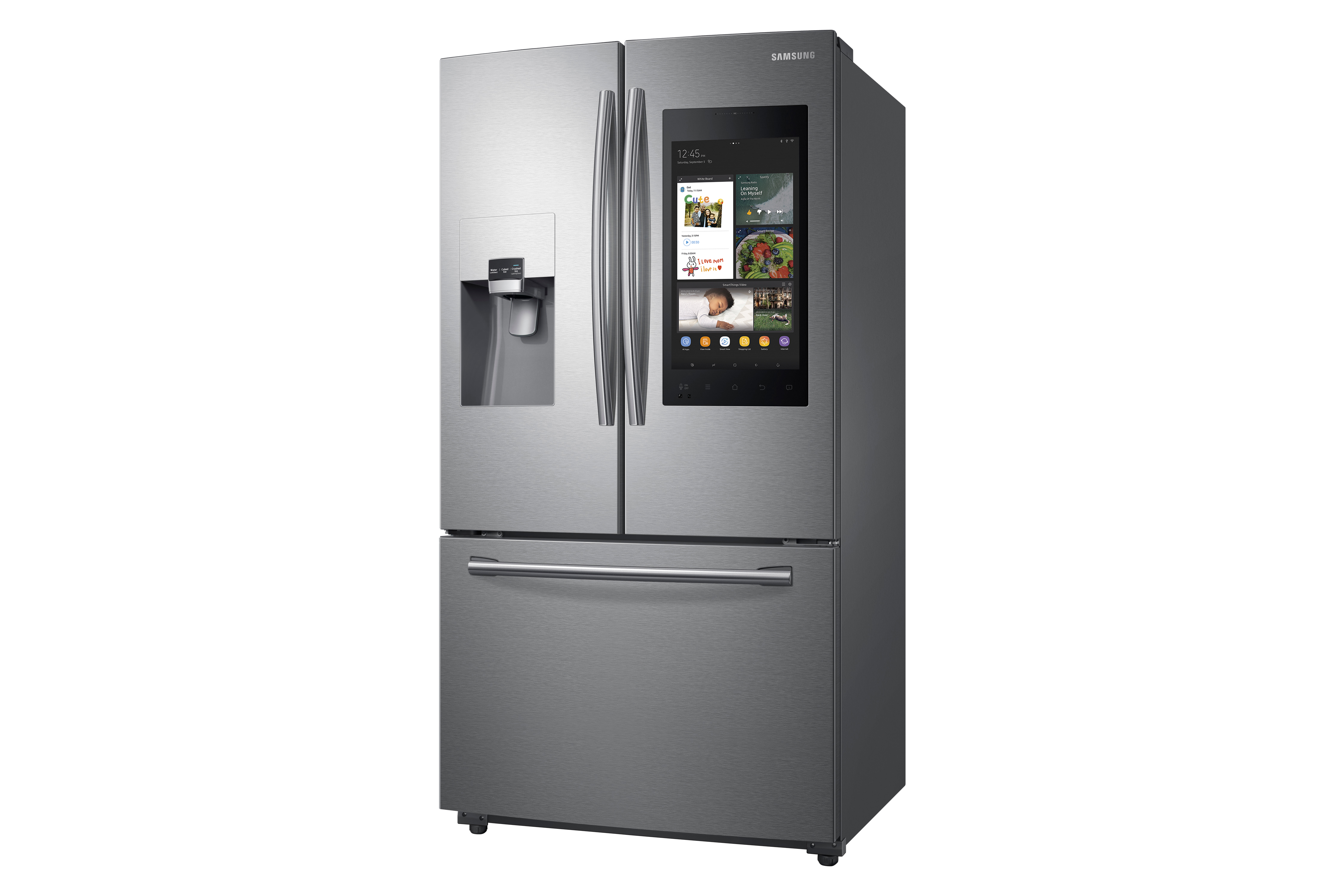 Samsung 24.2 Cu. Ft. Stainless Steel 3 Door French Door Refrigerator ...