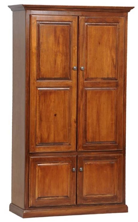 American Heartland Manufacturing Poplar Double Door Armoire | Green ...