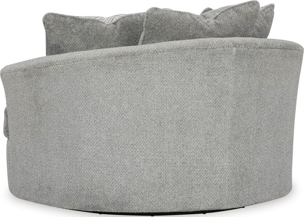 Signature Design By Ashley® Casselbury Cement Oversized Swivel Accent ...