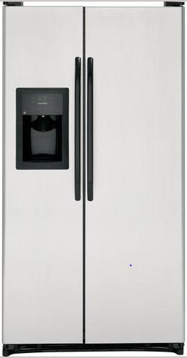 GE ENERGY STAR 22 cu. ft..1 cu. ft. Side-By-Side Refrigerator with Dispenser 0