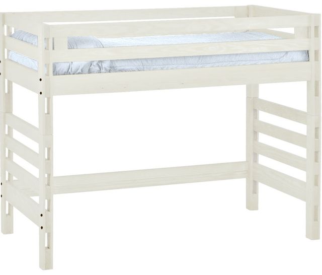 Crate Designs™ Cloud Twin Ladder End Tall Loft Bed 0